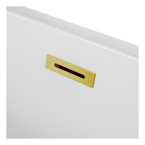 Wanna wolnostojąca narożna lewa AVOLA z pokrywką MIRROR GOLD - 170 x 80 cm Wanna wolnostojąca narożna lewa AVOLA z pokrywką MIRROR GOLD - 170 x 80 cm
