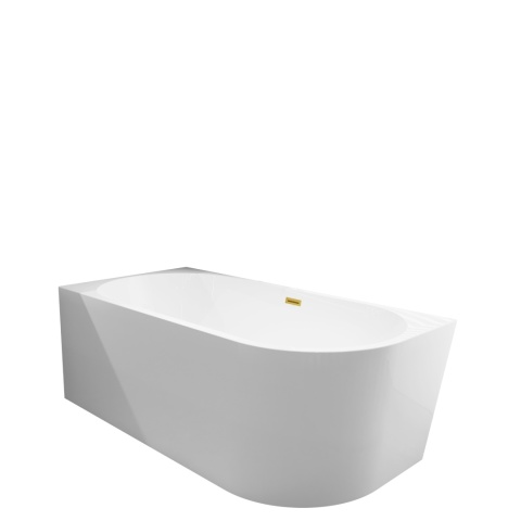 Wanna wolnostojąca narożna lewa AVOLA z pokrywką MIRROR GOLD - 170 x 80 cm Wanna wolnostojąca narożna lewa AVOLA z pokrywką MIRROR GOLD - 170 x 80 cm