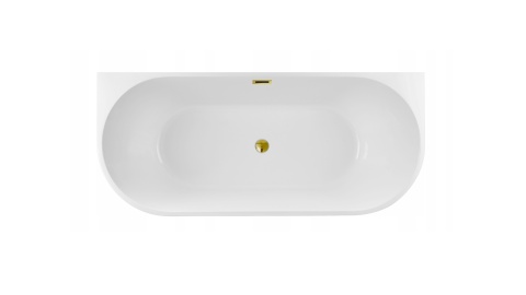 Wanna wolnostojąca przyścienna VIVA z pokrywką MIRROR GOLD - 170 x 80 cm Wanna wolnostojąca przyścienna VIVA z pokrywką MIRROR GOLD - 170 x 80 cm
