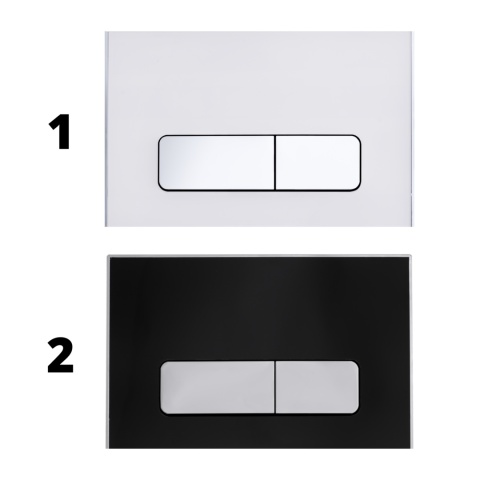 Zestaw podtynkowy WC stelaż Fix Frame Slim z czarną miską WC Luxa i przyciskiem spłukującym IXO Zestaw podtynkowy WC stelaż Fix Frame Slim z czarną miską WC Luxa i przyciskiem spłukującym IXO