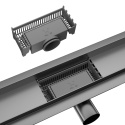 Duplex Next 2w1 Odpływ liniowy 70 cm dwustronny Gun Metal
