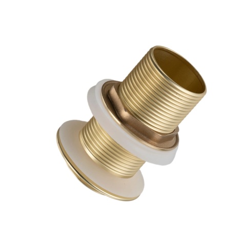 Korek umywalkowy mosiężny Klik Klak model B bez przelewu - Brushed Gold Korek umywalkowy mosiężny Klik Klak model B bez przelewu - Brushed Gold