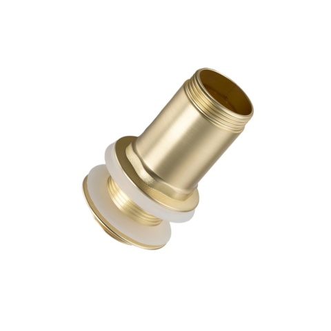 Korek umywalkowy mosiężny Klik Klak model E bez przelewu - Brushed Gold Korek umywalkowy mosiężny Klik Klak model E bez przelewu - Brushed Gold