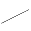 Listwa spadkowa do szkła lewa 170 cm Gun Metal