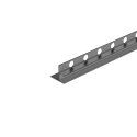 Listwa spadkowa do szkła prawa 120 cm Gun Metal