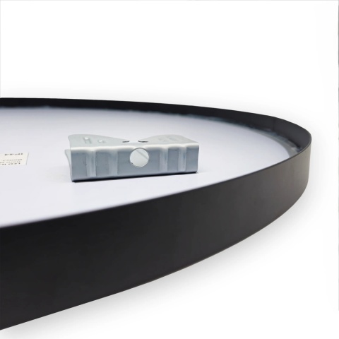 Lustro niepodświetlane okrągłe CORINA BLACK 100 cm, rama aluminiowa Lustro niepodświetlane okrągłe CORINA BLACK 100 cm, rama aluminiowa