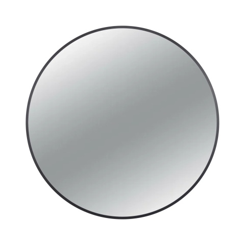 Lustro niepodświetlane okrągłe CORINA BLACK 70 cm, rama aluminiowa Lustro niepodświetlane okrągłe CORINA BLACK 70 cm, rama aluminiowa