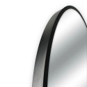Lustro niepodświetlane okrągłe CORINA BLACK 70 cm, rama aluminiowa