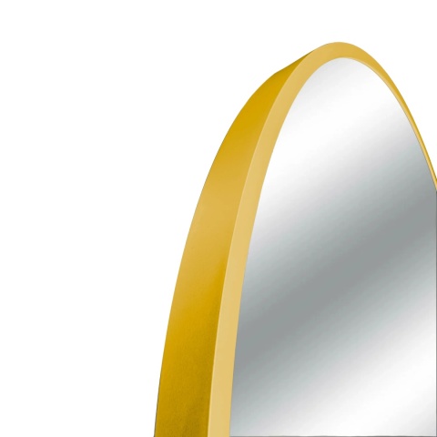 Lustro niepodświetlane okrągłe CORINA GOLD 70 cm, rama aluminiowa Lustro niepodświetlane okrągłe CORINA GOLD 70 cm, rama aluminiowa