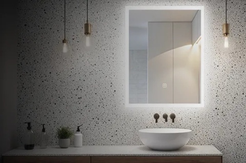 Lustro podświetlane 60x100 cm COSMO- Antypara, Ściemnianie, Zmiana Barwy Lustro podświetlane 60x100 cm COSMO- Antypara, Ściemnianie, Zmiana Barwy