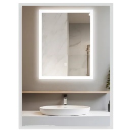 Lustro podświetlane 60x80 cm COSMO- Antypara, Ściemnianie, Zmiana Barwy
