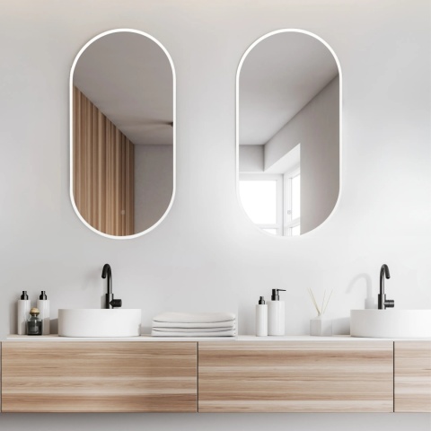 Lustro podświetlane ELISA 50x100 cm- Antypara, Ściemnianie, Zmiana barwy Lustro podświetlane ELISA 50x100 cm- Antypara, Ściemnianie, Zmiana barwy