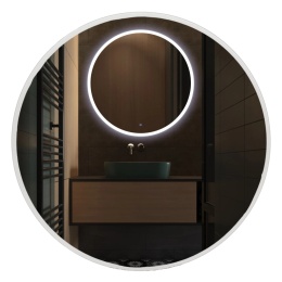 Lustro podświetlane MOON 70 cm- Antypara, Ściemnianie, Zmiana barwy