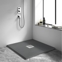 Stone Tray - Brodzik kompozytowy "F"ciemnoszary 80x80x2,5