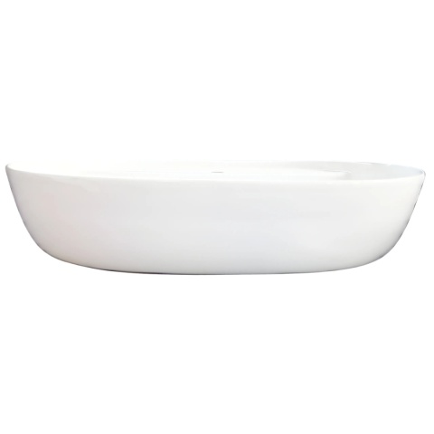 Umywalka nablatowa ALVIO 61,5 x 41,5 cm biała, ceramiczna Umywalka nablatowa ALVIO 61,5 x 41,5 cm biała, ceramiczna