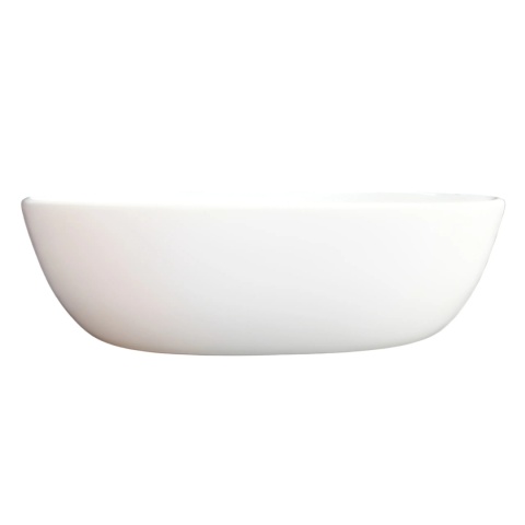 Umywalka nablatowa FIORA 48 x 35 cm biała, ceramiczna Umywalka nablatowa FIORA 48 x 35 cm biała, ceramiczna