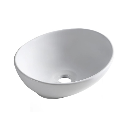 Umywalka nablatowa LOREN 42 x 33 cm biała, ceramiczna Umywalka nablatowa LOREN 42 x 33 cm biała, ceramiczna