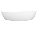 Umywalka nablatowa VILEO 62 x 42 cm biała, ceramiczna