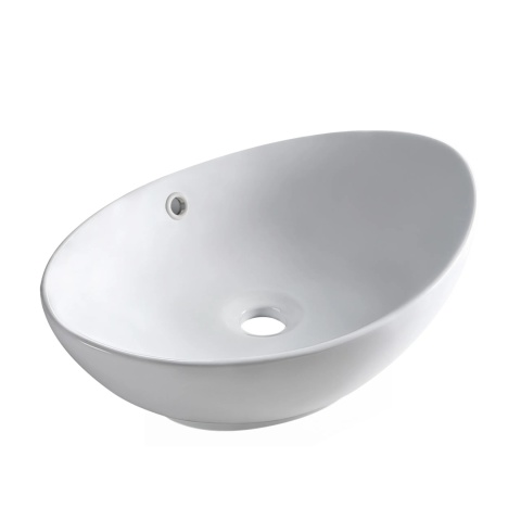 Umywalka nablatowa ceramiczna ZERRA z BIAŁYM OKRĄGŁYM PRZELEWEM Umywalka nablatowa ceramiczna ZERRA z BIAŁYM OKRĄGŁYM PRZELEWEM