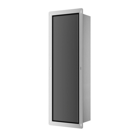 WALL-BOX BRUSH "L" LEWY - BLACK GLASS 68,2 x 23,2 x 15 cm WALL-BOX BRUSH "L" LEWY - BLACK GLASS 68,2 x 23,2 x 15 cm