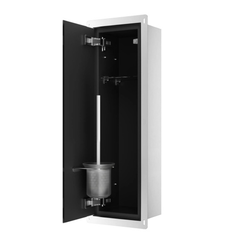 WALL-BOX BRUSH "L" LEWY - BLACK GLASS 68,2 x 23,2 x 15 cm WALL-BOX BRUSH "L" LEWY - BLACK GLASS 68,2 x 23,2 x 15 cm