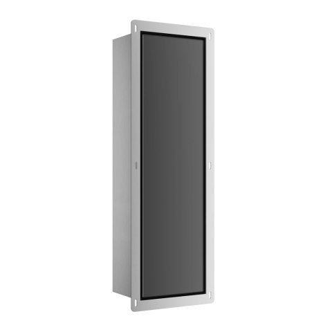 WALL-BOX BRUSH "L" LEWY - BLACK GLASS 68,2 x 23,2 x 15 cm WALL-BOX BRUSH "L" LEWY - BLACK GLASS 68,2 x 23,2 x 15 cm