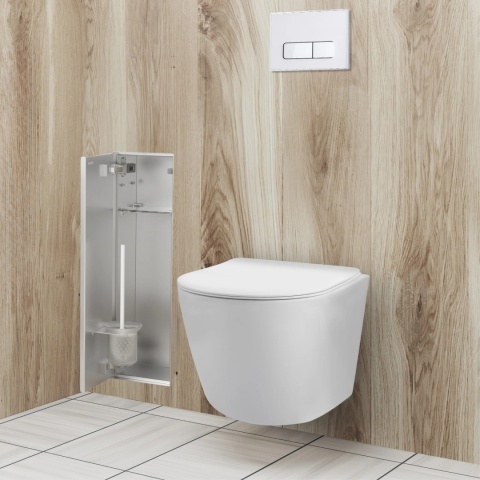 WALL-BOX BRUSH "L" LEWY - TILES (Pod płytkę) 68,2 x 23,2 x 15 cm WALL-BOX BRUSH "L" LEWY - TILES (Pod płytkę) 68,2 x 23,2 x 15 cm