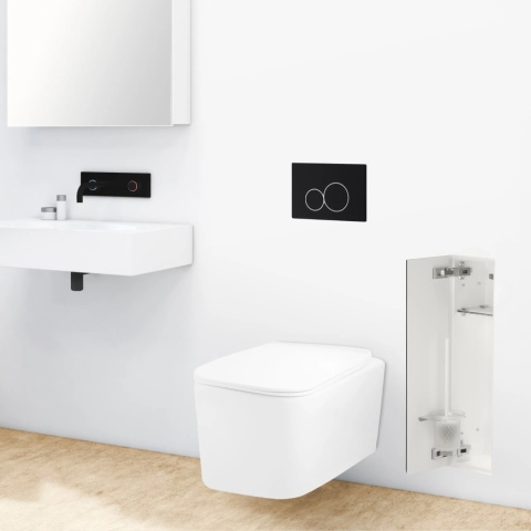 WALL-BOX BRUSH "L" LEWY - WHITE GLASS 68,2 x 23,2 x 15 cm WALL-BOX BRUSH "L" LEWY - WHITE GLASS 68,2 x 23,2 x 15 cm