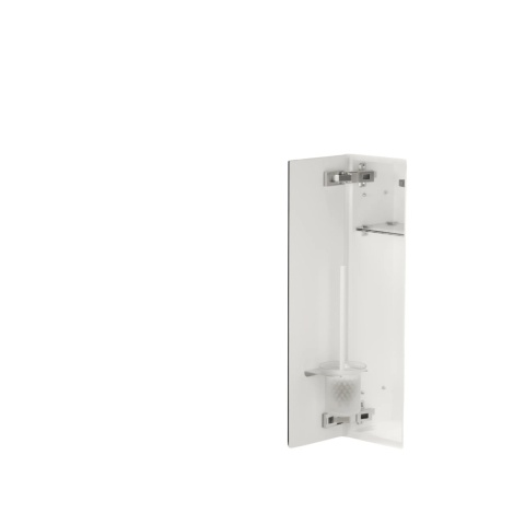 WALL-BOX BRUSH "L" LEWY - WHITE GLASS 68,2 x 23,2 x 15 cm WALL-BOX BRUSH "L" LEWY - WHITE GLASS 68,2 x 23,2 x 15 cm