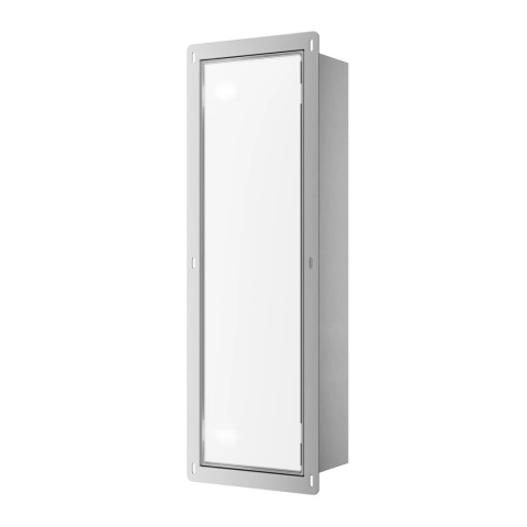 WALL-BOX BRUSH "L" LEWY - WHITE GLASS 68,2 x 23,2 x 15 cm WALL-BOX BRUSH "L" LEWY - WHITE GLASS 68,2 x 23,2 x 15 cm
