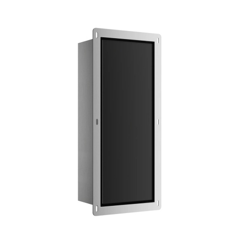 WALL-BOX BRUSH "S" LEWY - BLACK GLASS 53,2 x 23,2 x 15 cm WALL-BOX BRUSH "S" LEWY - BLACK GLASS 53,2 x 23,2 x 15 cm