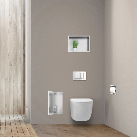 WALL-BOX BRUSH "S" LEWY - TILES (Pod płytkę) 53,2 x 23,2 x 15 cm WALL-BOX BRUSH "S" LEWY - TILES (Pod płytkę) 53,2 x 23,2 x 15 cm