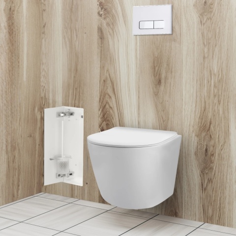 WALL-BOX BRUSH "S" LEWY - WHITE GLASS 53,2 x 23,2 x 15 cm WALL-BOX BRUSH "S" LEWY - WHITE GLASS 53,2 x 23,2 x 15 cm