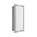 WALL-BOX BRUSH "S" LEWY - WHITE GLASS 53,2 x 23,2 x 15 cm