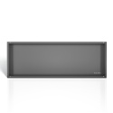 WALL-BOX NO RIM - Półka wnękowa bezramkowa Gun Metal 90x30x10 cm
