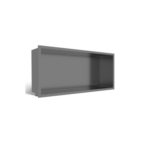 WALL-BOX ONE Gun Metal Półka wnękowa ze stali nierdzewnej 45x20x10 cm WALL-BOX ONE Gun Metal Półka wnękowa ze stali nierdzewnej 45x20x10 cm