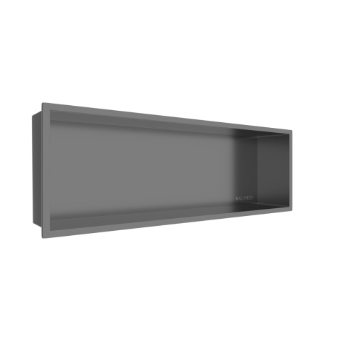 WALL-BOX ONE Gun Metal Półka wnękowa ze stali nierdzewnej 60x20x10 cm WALL-BOX ONE Gun Metal Półka wnękowa ze stali nierdzewnej 60x20x10 cm