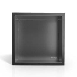 WALL-BOX ONE - Półka wnękowa GUN METAL 30x30x10 cm