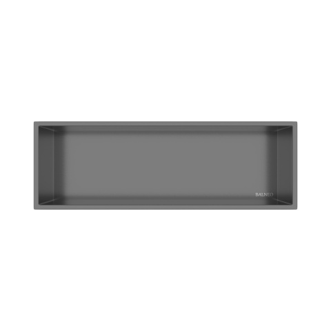 WALL-BOX ONE - Półka wnękowa Gun Metal 90x30x10cm WALL-BOX ONE - Półka wnękowa Gun Metal 90x30x10cm