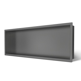 WALL-BOX ONE - Półka wnękowa INOX 90x30x7cm