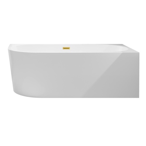Wanna wolnostojąca narożna prawa AVOLA z pokrywką MIRROR GOLD - 150 x 75 cm Wanna wolnostojąca narożna prawa AVOLA z pokrywką MIRROR GOLD - 150 x 75 cm
