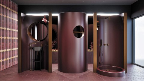 Dozownik mydła ścienny