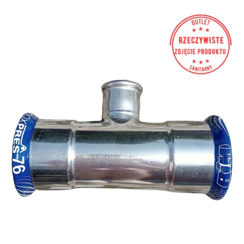 Trójnik redukcyjny Raccorderie Metalliche inoxPRES 76,1/42/76,1 Trójnik redukcyjny Raccorderie Metalliche inoxPRES 76,1/42/76,1