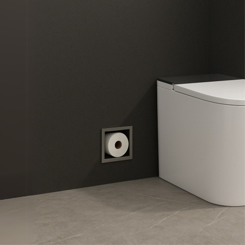 WALL-BOX PAPER 3 - Magazynek na papier Gun Metal WALL-BOX PAPER 3 - Magazynek na papier Gun Metal