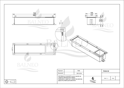 WALL-BOX PAPER 3 - Magazynek na papier Gun Metal WALL-BOX PAPER 3 - Magazynek na papier Gun Metal