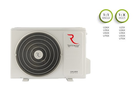 Klimatyzator pokojowy Rotenso Ukura U70Xo R15 (jednostka zewnętrzna) Klimatyzator pokojowy Rotenso Ukura U70Xo R15 (jednostka zewnętrzna)