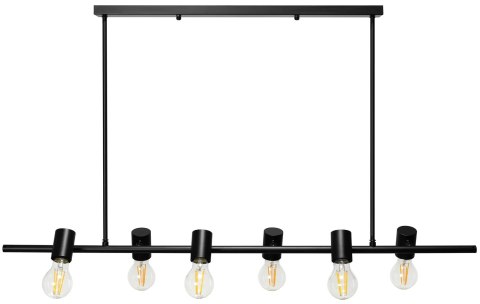 LAMPA APP480-6CP BLACK LAMPA APP480-6CP BLACK