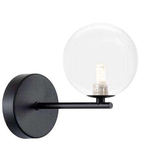 LAMPA APP1160-1W BLACK/TRANSP.