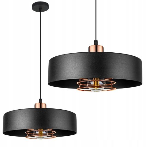 LAMPA APP1246-1CP BLACK/ROSE GOLD LAMPA APP1246-1CP BLACK/ROSE GOLD