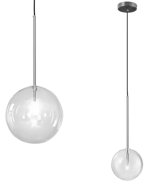 LAMPA APP1682-1CP 15CM BLACK CHROME LAMPA APP1682-1CP 15CM BLACK CHROME